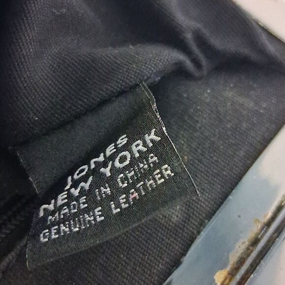 JONES NEW YORK CROC EMBOSSED LEATHER SHOULDER BAG FTL-05-149 - Picture 6 of 6